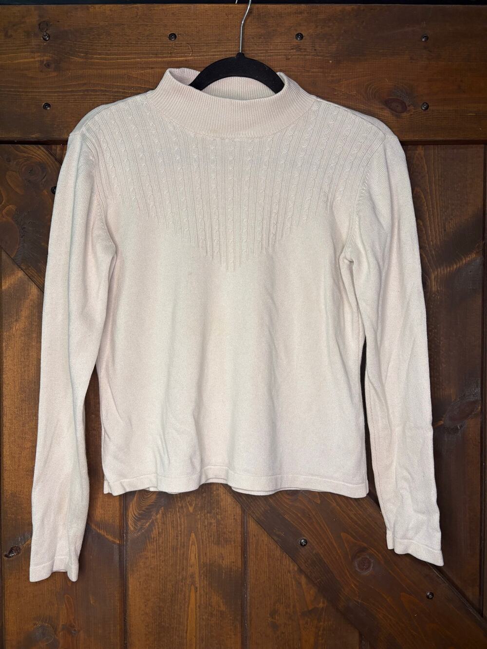 Liz Claiborne Collection women’s small silk blend mock neck sweater